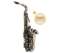 Sassofono Contralto FA# in Ottone Sax Laccatura Antico Set Custodia 10x Ance