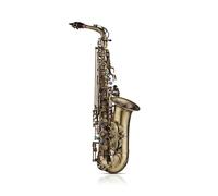 Sassofono Contralto Grado di finitura anticata Mib Mi bemolle sassofono contralto Sax Shell Key Carve Pattern strumento a fiato con custodia guanti