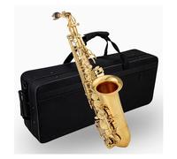 Sassofono Contralto In Mib Di Qualità, Ottone Laccato Oro, Sax Bemolle, Strumento Musicale A Fiato Con Custodia, Accessori Per Bocchino
