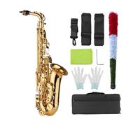Sassofono Contralto In Mib Strumento A Fiato Per Sax Contralto Laccato In Ottone Con Custodia Per Il Trasporto Con Accessori
