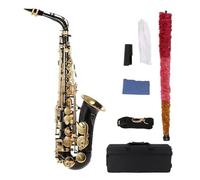 Sassofono Contralto Mib Ottone Laccato Oro Mi Bemolle Sax Strumento A Fiato Con Accessori (Color : A Bk Eb)