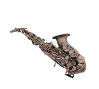 Sassofono Contralto Mib Tune Strumento Musicale Professionale In Rame Antico Con Bocchino (Color : 02)