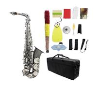 Sassofono Contralto Professionale Bend Mib Mi Bemolle Sax Ottone Di Qualità Con Placcatura In Nichel Nero