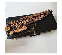 Sassofono Contralto Professionale Mi Bemolle Corpo Nero Tasti Oro 82Z Classico Strumento Sassofono Sassofono per principianti Kit