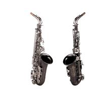 Sassofono Contralto Professionista Che Suona Lo Strumento Per Sassofono Bemolle Per Principianti Adulti (Color : Bk nickel silver keys)