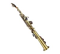 Sassofono Contralto Sassofono a tubo dritto acuto B intagliato in basso Set di strumenti a fiato in ottone per sassofono professionale Accessori