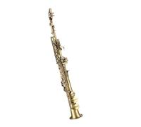 Sassofono Contralto Sassofono acuto dorato Tubo dritto B Down Sassofono intagliato Set di strumenti a fiato professionali Accessori