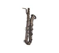 Sassofono Contralto Sassofono baritono Mi bemolle nichelato nero Strumenti musicali Sax con custodia per bocchino(Light brown)
