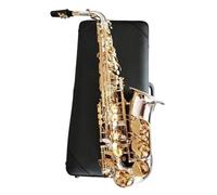 Sassofono Contralto Sassofono contralto placcato in argento con chiave in oro professionale Super Play Sax con custodia