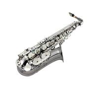 Sassofono Contralto Sassofono contralto professionale Bend Eb E-flat Sax Ottone Nichelatura nera Chiavi in conchiglia di abalone Modello intagliato