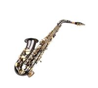 Sassofono Contralto Sassofono Mib Mib Sassofono contralto Sax Corpo in ottone nichelato con incisione Chiavi in madreperla Strumento a fiato