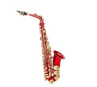 Sassofono Contralto Sassofono Mib Sassofono contralto Rosso Per principianti Adulti Ancia per sax Cinghia Guanti Accessori