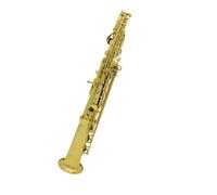 Sassofono Contralto Sassofono soprano Bb SAX Bellissimo corpo e chiavi in ottone laccato oro