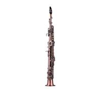 Sassofono Contralto Sassofono soprano dritto Bb Sax rosso bronzo strumento a fiato con custodia guanti spazzola