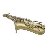 Sassofono Contralto Sassofono tenore Brilliant Sound Reference Strumento a fiato in rame antico Si bemolle con custodia Bocchino Ance Collo(Leather bag)