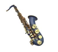 Sassofono Contralto Sassofono tenore laccato blu Sassofono tenore professionale con custodia Ance Collo Bocchino