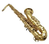 Sassofono Contralto Sassofono tenore laccato oro professionale sax tenore con custodia ance collo bocchino(Leather bag)
