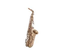 Sassofono Contralto Strumento Musicale Professionale E-flat Placcato In Rame Antico Con Manico A Lamella Per Bocchino