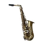 Sassofono Contralto Strumento Musicale Professionale E-flat Placcato In Rame Antico Con Manico A Lamella Per Bocchino
