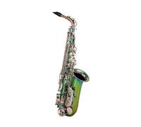 Sassofono Contralto Strumento Musicale Professionale Placcato In Ottone Laccato Di Colore Abbagliante Con Custodia (Color : 01)