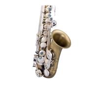 Sassofono Contralto Strumento sassofono livello di prestazione contralto Mi bemolle canapa chiave argentata serie di classificazione professionale(Hemp green bronze)