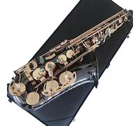 Sassofono Corpo Nero Tono Mi Bemolle Intagliato A Mano Strumento Musicale Per Sassofono Contralto Con Tasti Dorati Con Custodia