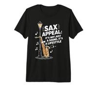 Sassofono Divertente Sax Appeal Maglietta Premium