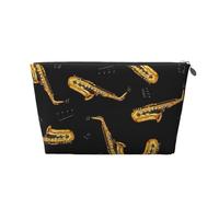 Sassofono E Musica, Borsa da toilette Borsa per trucco Borsa per cosmetici Borsa da toilette da viaggio portatile
