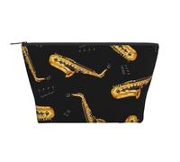 Sassofono E Musica, Borsa da toilette Borsa per trucco Borsa per cosmetici Borsa da toilette da viaggio portatile