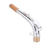 Sassofono E-piatto Argentato Collo Piegato Tubo Piegato Tubo Forte Collo Sassofono Accessori Universali