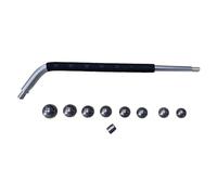 Sassofono Head Worker Sax Dent Repair Tool Kit di strumenti per la riparazione del collo del sassofono Strumento di riparazione professionale per sassofono Strumento di manutenzione