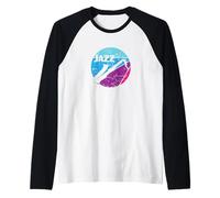 Sassofono Jazz Music Soul Maglia con Maniche Raglan