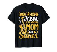 Sassofono Mamma Normale Ma Sassofonista Sassofonista Sax Maglietta