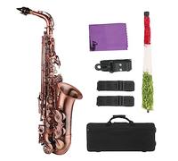 Sassofono Materiale In Ottone Per Sassofono Rosso Antico In Mi Bemolle Con Custodia Per Il Trasporto Accessori Per Bocchino Cinturino Per Sax