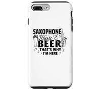 Sassofono Musica & Birra Ecco perché sono qui - Saxophonist Custodia per iPhone 7 Plus/8 Plus