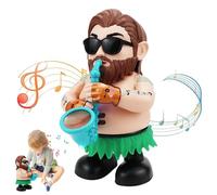 Sassofono musicale che canta - giocattolo divertente, strumento per bambini | Sassofonista ballerino con suoni e movimento, giocattolo educativo per bambini da 0 a 3 anni, regalo originale per piccoli