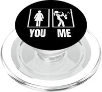 Sassofono orgoglioso e divertente da donna sassofonista PopSockets PopGrip per MagSafe