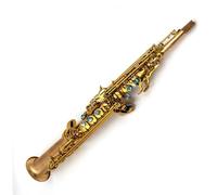 Sassofono Oriental Music Rose Brass Sassofono contralto a tubo dritto non verniciato in Sol