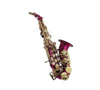 Sassofono Per Adulti Sassofono Professionale In Si Maggiore Con Manico Curvo Corpo Rosa E Tasti Dorati Con Custodia(3)