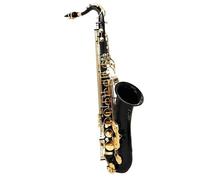 Sassofono Per Principianti Sassofono Tenore In Sib Oro Nero Sassofono In Ottone Strumento Musicale Sax Tenore Con Parti Della Staffa Per Ance(B)
