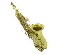 Sassofono Principianti Sassofono Contralto Originale In Ottone Con Tubo Piegato Non Verniciato Con Custodia E Accessori