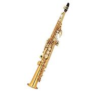 Sassofono Professional Carve Pattern Brass Straight Sassofono Acuto Bb B Flat Sax Strumento Per Principianti Adulti (Color : 03)