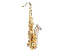 Sassofono Professionale Amanti Della Musica Corpo Placcato Argento Chiave Del Sassofono Tenore In Sib Strumento Musicale Professionale Con Custodia E Accessori