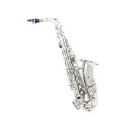 Sassofono Professionale Argento Mib Alto Sassofono Performance Practice Strumento In Ottone Sassofono Con Scatola Di Accessori Per Ance Con Spazzola In Tessuto