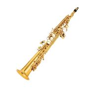 Sassofono Professionale Performance Per Principianti Sassofono Soprano Dritto In Ottone Bb B Sassofono Piatto Strumento A Fiato Modello Intagliato(B)