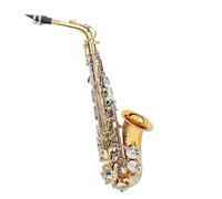 Sassofono Professionale Sassofono Argento Dorato Ottone MIB Alto Sassofono Scatola Panno Reed Strap Guanto Parti per Principianti Adulti