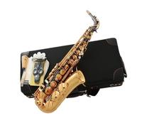 Sassofono professionale Sassofono Contralto Fatto A Mano Custodia Nera E Oro Bocchino Strumento A Fiato Professionale