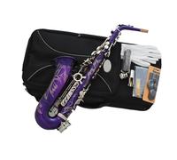 Sassofono professionale Sassofono Contralto In Nichel Argento Viola Mib Soprano Fa