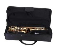 Sassofono Professionale Sassofono Contralto Mib Ottone Laccato Oro Sax Bemolle 802 Tipo Chiave Strumento A Fiato Con Cinturino Per Guanti In Stoffa