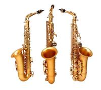 Sassofono Professionale Sassofono Contralto Mib Ottone Smerigliato Oro E Bemolle Sax Contralto Strumento A Fiato Saxfon Con Custodia Ance Accessori